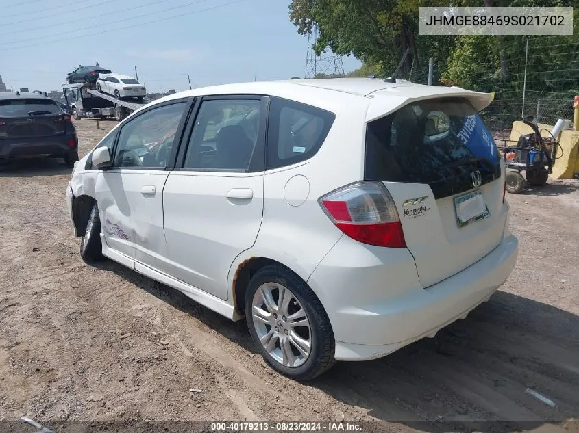 JHMGE88469S021702 2009 Honda Fit Sport