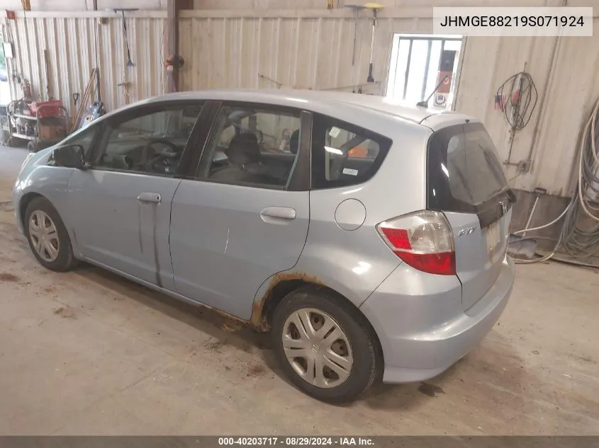 JHMGE88219S071924 2009 Honda Fit