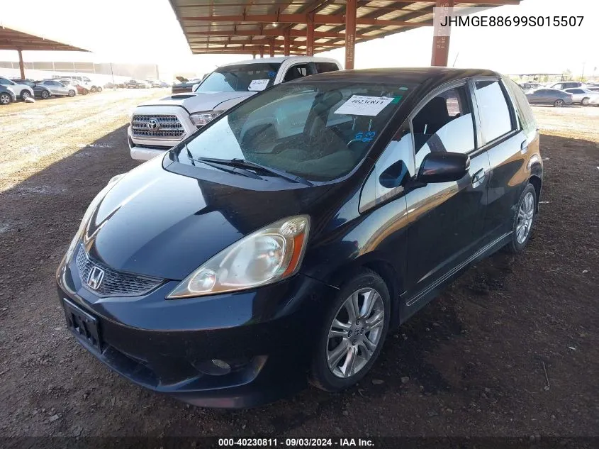 JHMGE88699S015507 2009 Honda Fit Sport