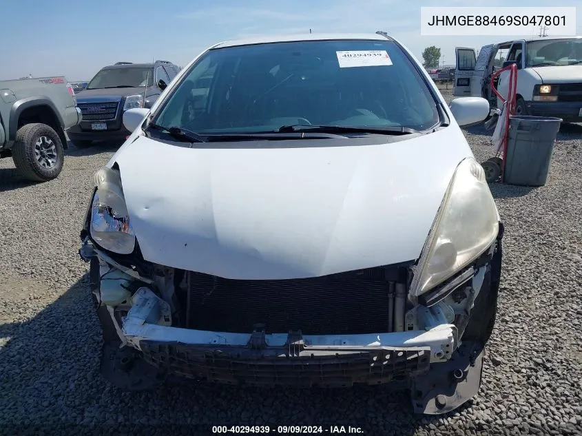 JHMGE88469S047801 2009 Honda Fit Sport