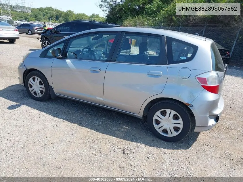 2009 Honda Fit VIN: JHMGE88289S057552 Lot: 40302088