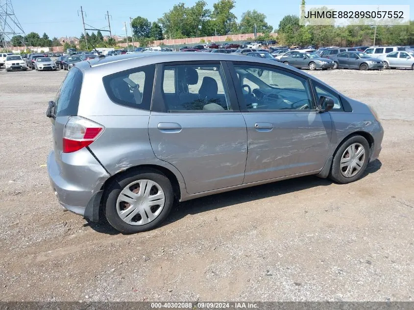 2009 Honda Fit VIN: JHMGE88289S057552 Lot: 40302088