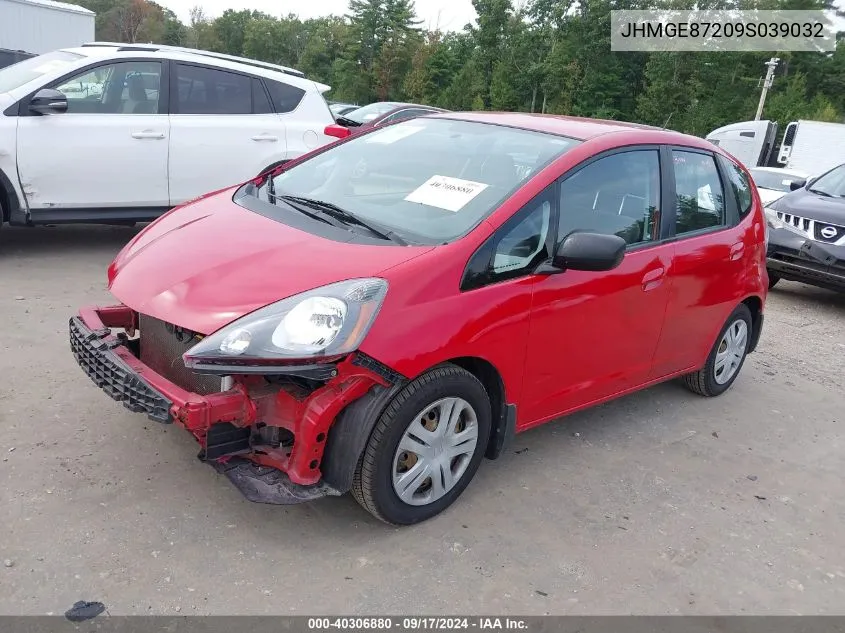 JHMGE87209S039032 2009 Honda Fit