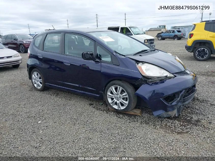 2009 Honda Fit Sport VIN: JHMGE88479S061299 Lot: 40340097