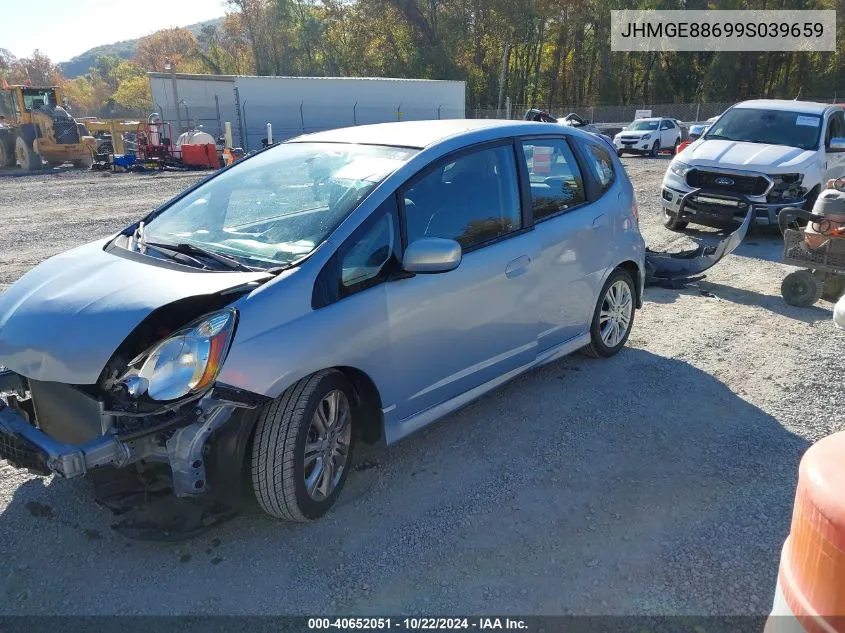 2009 Honda Fit Sport VIN: JHMGE88699S039659 Lot: 40652051