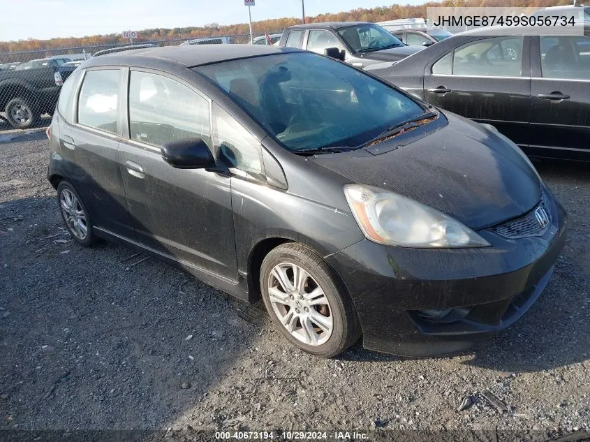 2009 Honda Fit Sport VIN: JHMGE87459S056734 Lot: 40673194