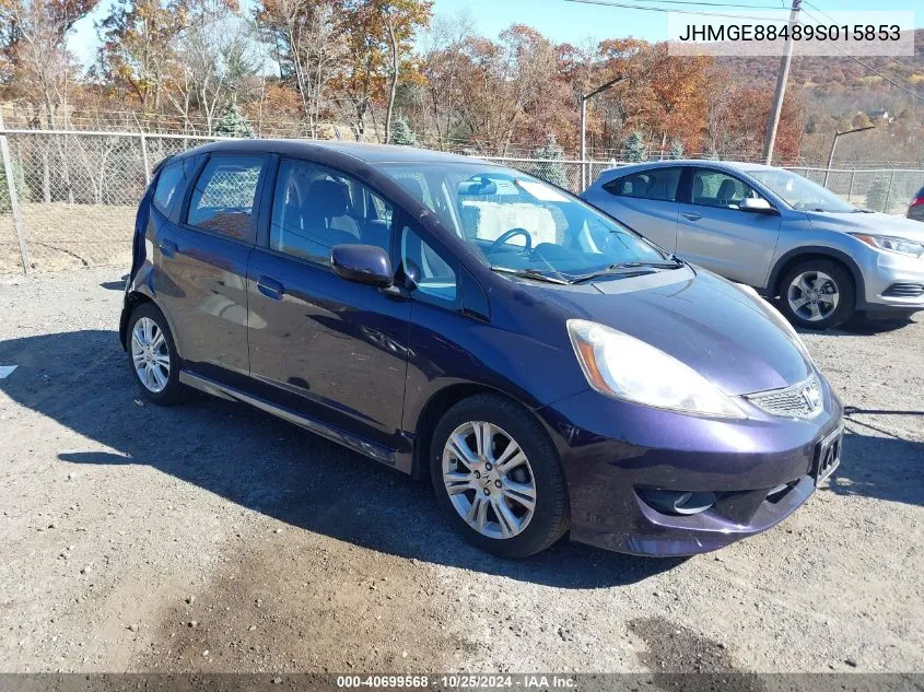 2009 Honda Fit Sport VIN: JHMGE88489S015853 Lot: 40699568