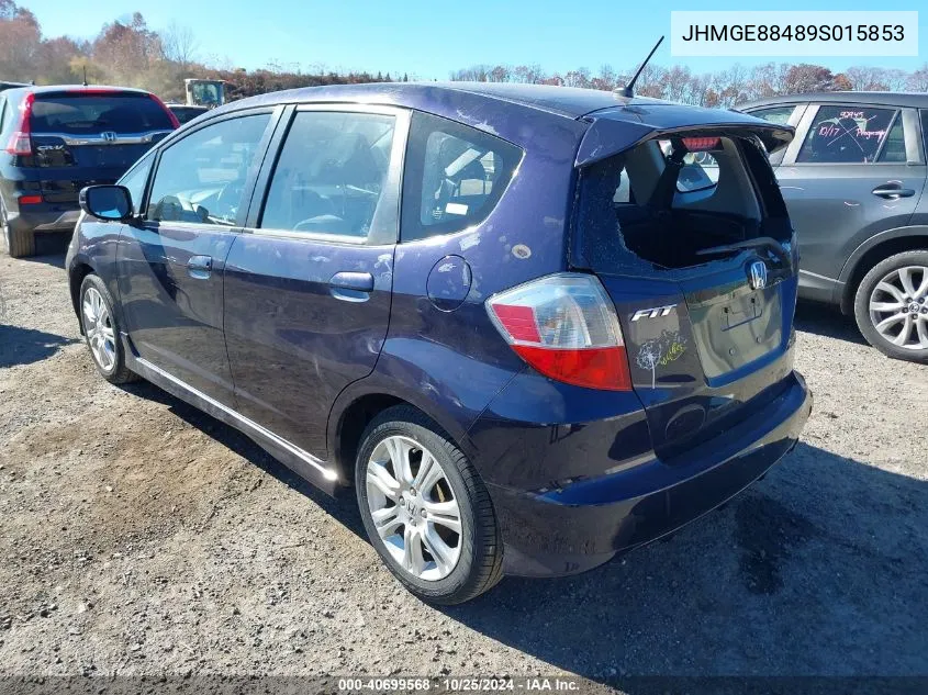 JHMGE88489S015853 2009 Honda Fit Sport