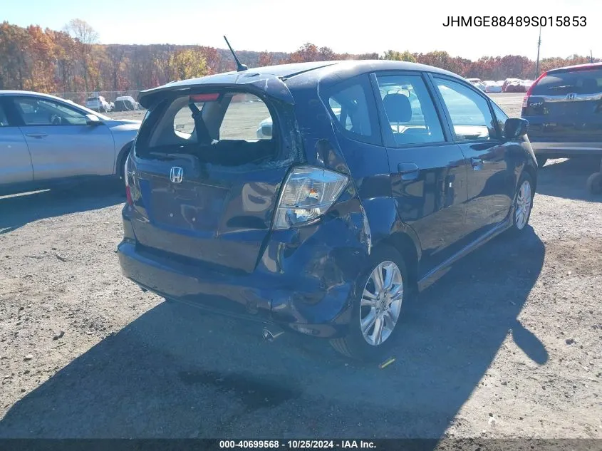 JHMGE88489S015853 2009 Honda Fit Sport