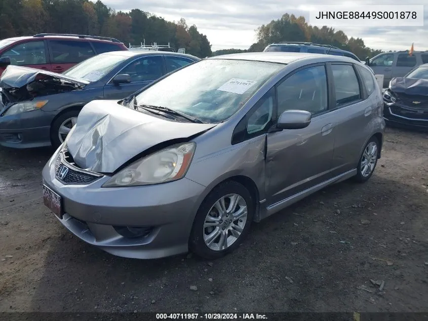 2009 Honda Fit VIN: JHNGE88449S001878 Lot: 40711957