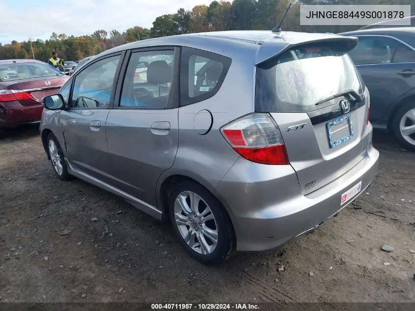 2009 Honda Fit VIN: JHNGE88449S001878 Lot: 40711957