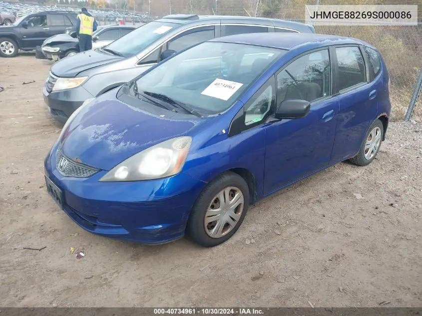 JHMGE88269S000086 2009 Honda Fit