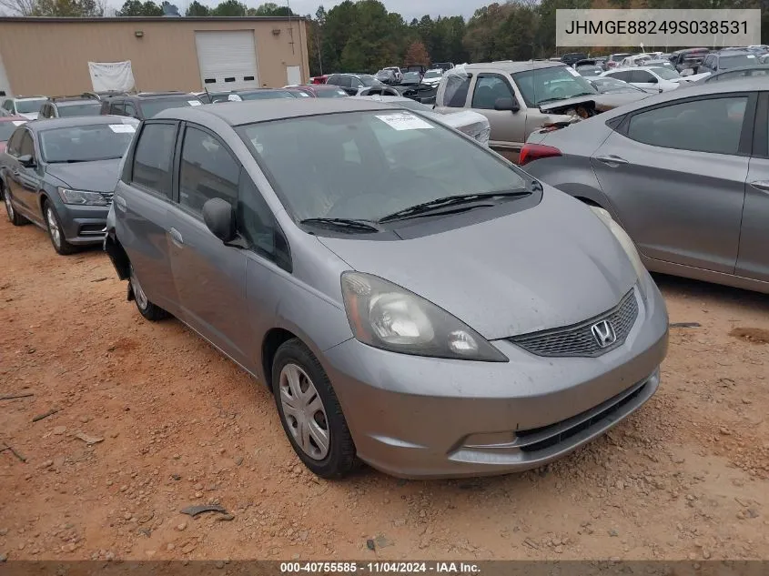 2009 Honda Fit VIN: JHMGE88249S038531 Lot: 40755585