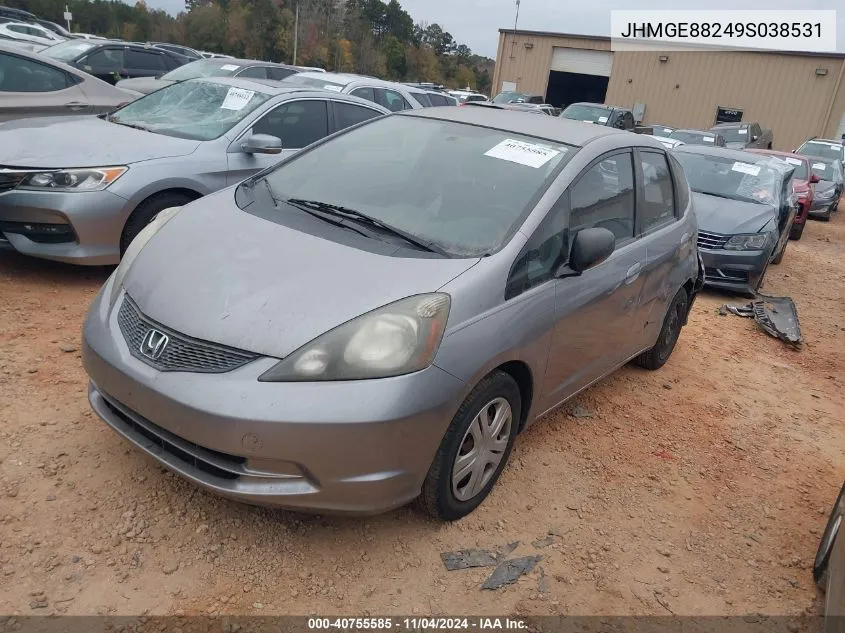 2009 Honda Fit VIN: JHMGE88249S038531 Lot: 40755585