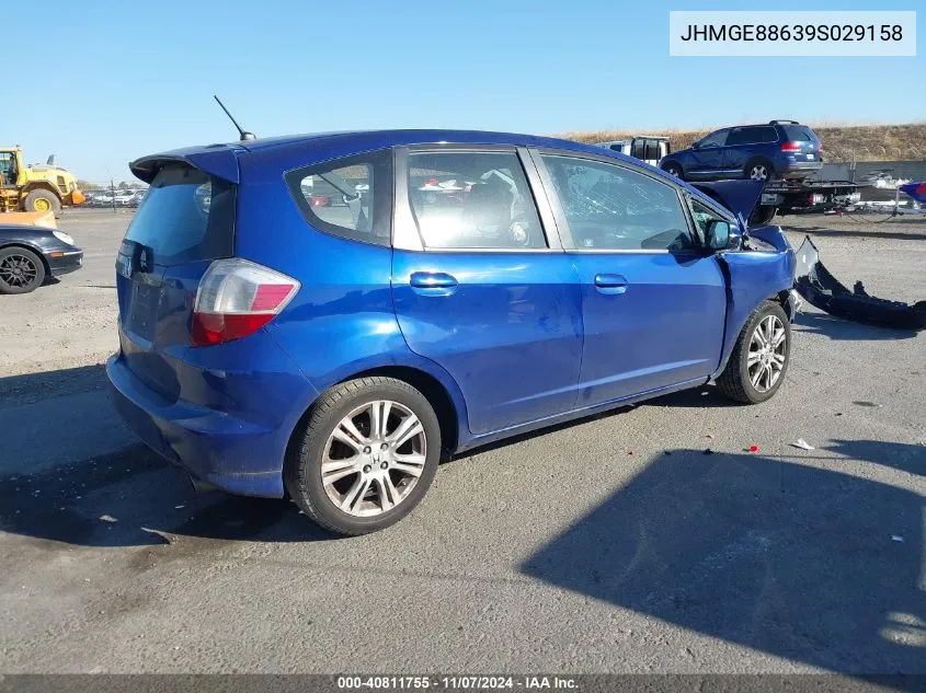 2009 Honda Fit Sport VIN: JHMGE88639S029158 Lot: 40811755