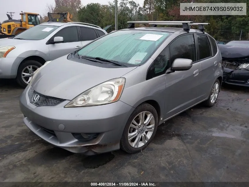 2009 Honda Fit Sport VIN: JHMGE874X9S059032 Lot: 40812034