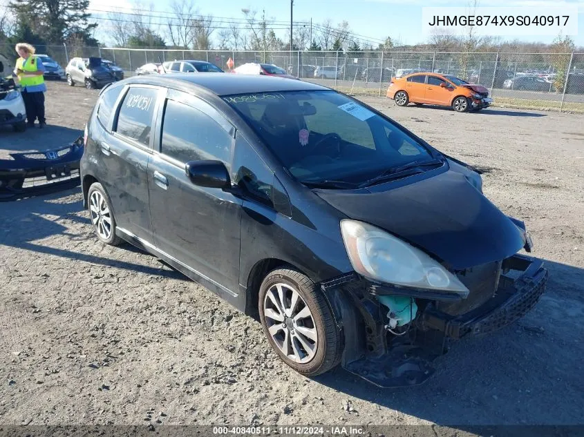 2009 Honda Fit Sport VIN: JHMGE874X9S040917 Lot: 40840511