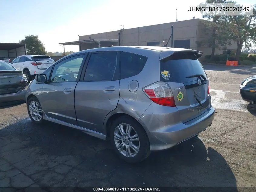 JHMGE88479S020249 2009 Honda Fit Sport