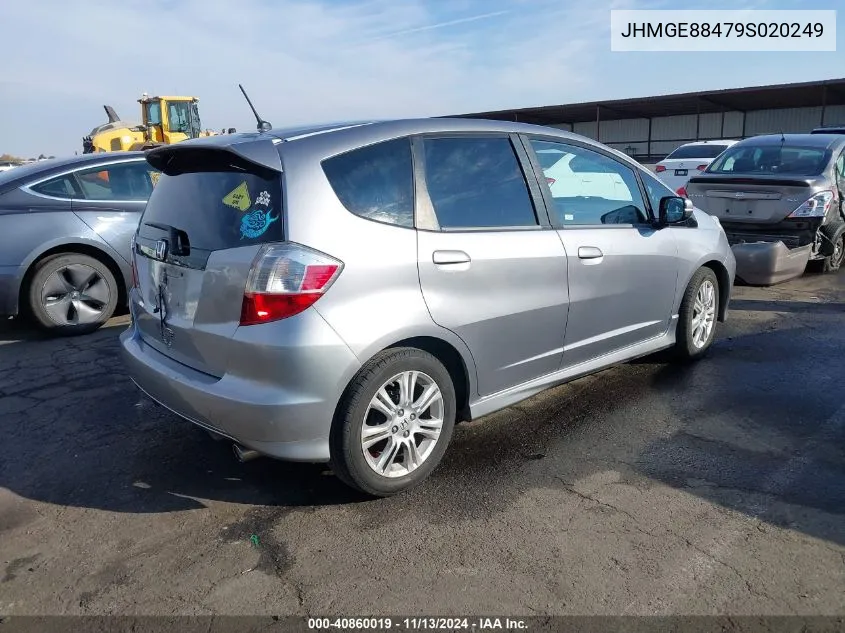 JHMGE88479S020249 2009 Honda Fit Sport