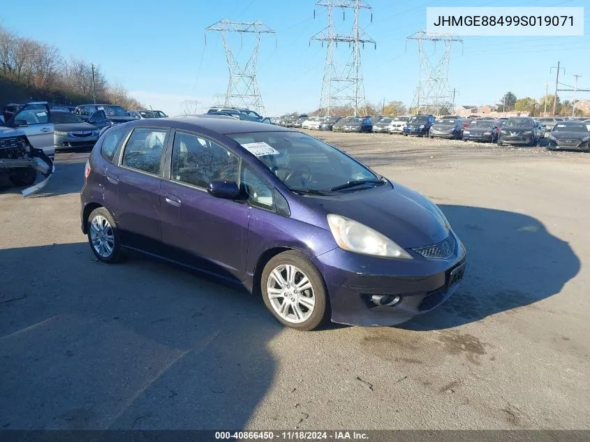 2009 Honda Fit Sport VIN: JHMGE88499S019071 Lot: 40866450