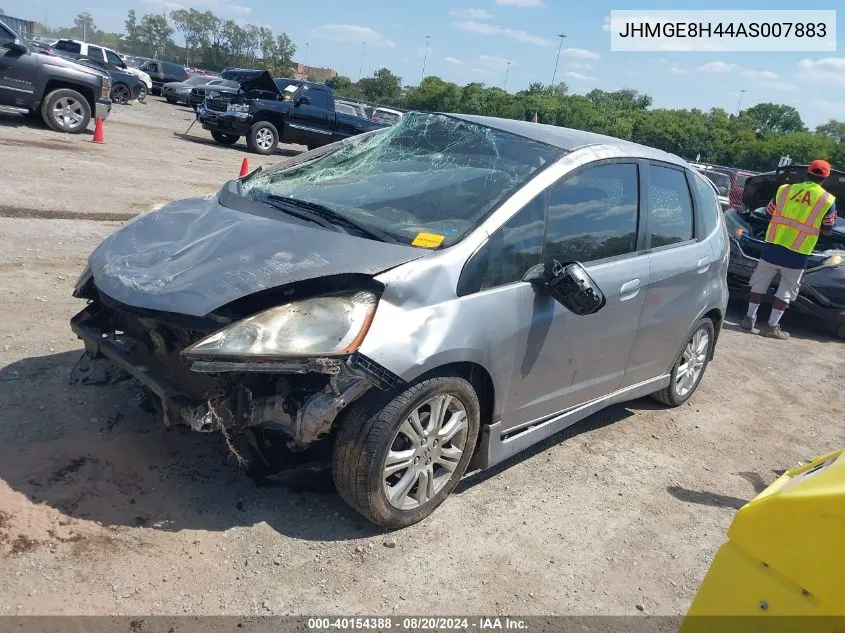 2010 Honda Fit Sport VIN: JHMGE8H44AS007883 Lot: 40154388