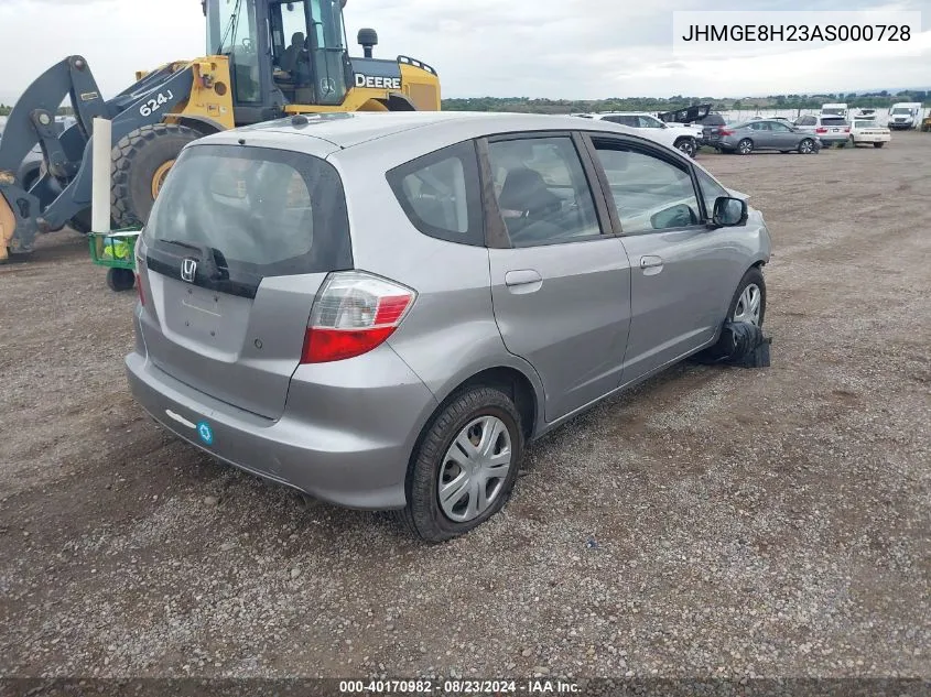 JHMGE8H23AS000728 2010 Honda Fit