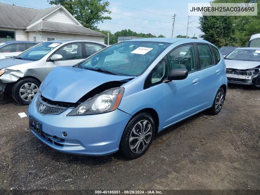 JHMGE8H25AC036690 2010 Honda Fit