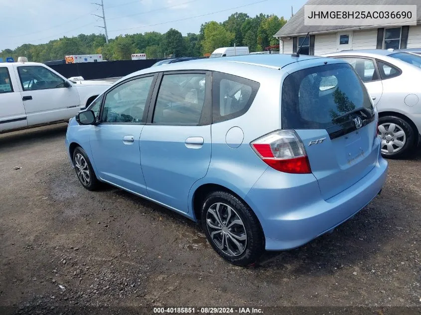 JHMGE8H25AC036690 2010 Honda Fit