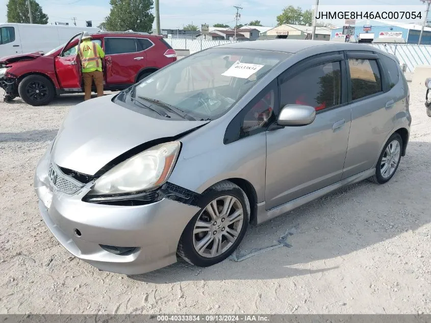 2010 Honda Fit Sport VIN: JHMGE8H46AC007054 Lot: 40333834