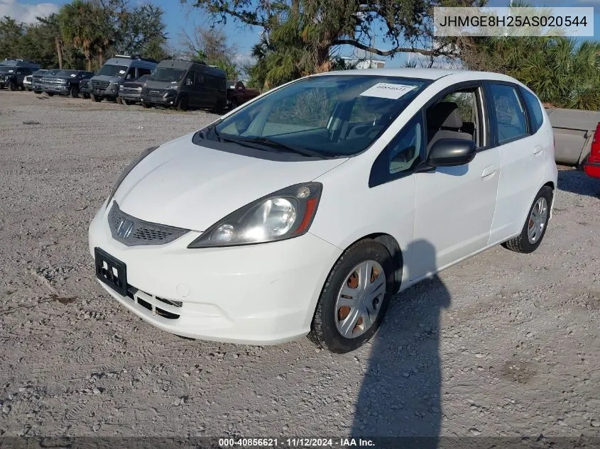 2010 Honda Fit VIN: JHMGE8H25AS020544 Lot: 40856621