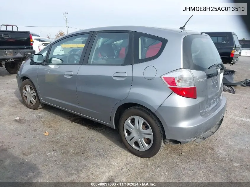 2010 Honda Fit VIN: JHMGE8H25AC013510 Lot: 40897693