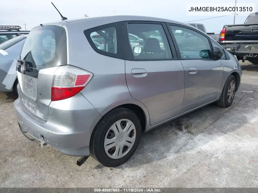 2010 Honda Fit VIN: JHMGE8H25AC013510 Lot: 40897693