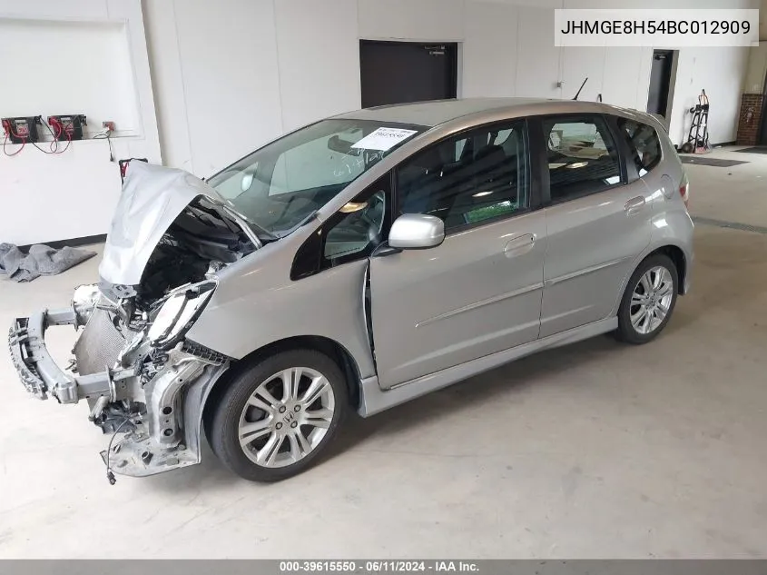 2011 Honda Fit Sport VIN: JHMGE8H54BC012909 Lot: 39615550