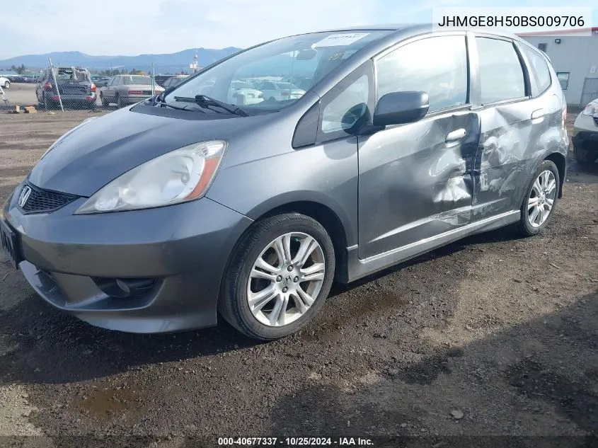 2011 Honda Fit Sport VIN: JHMGE8H50BS009706 Lot: 40677337