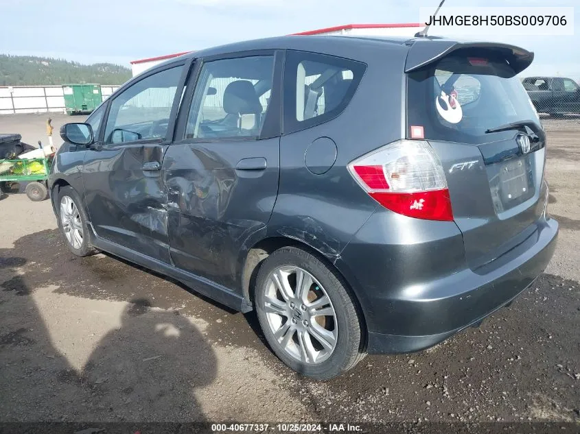 2011 Honda Fit Sport VIN: JHMGE8H50BS009706 Lot: 40677337