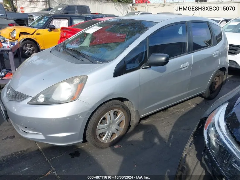 2011 Honda Fit VIN: JHMGE8H3XBC015070 Lot: 40711610