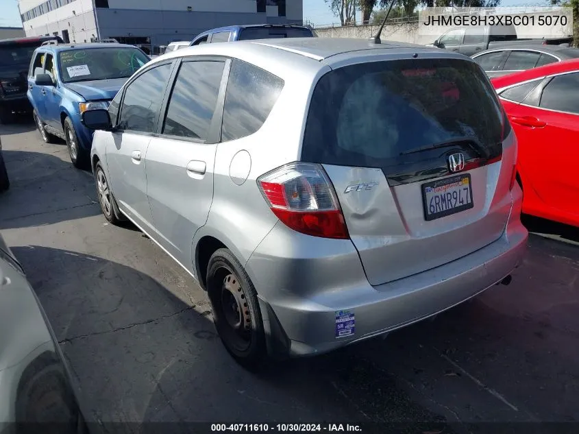 2011 Honda Fit VIN: JHMGE8H3XBC015070 Lot: 40711610