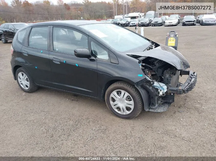 2011 Honda Fit VIN: JHMGE8H37BS007272 Lot: 40724433