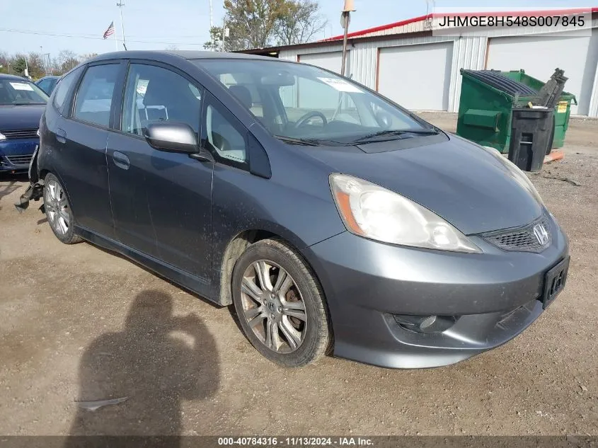 JHMGE8H548S007845 2011 Honda Fit Sport