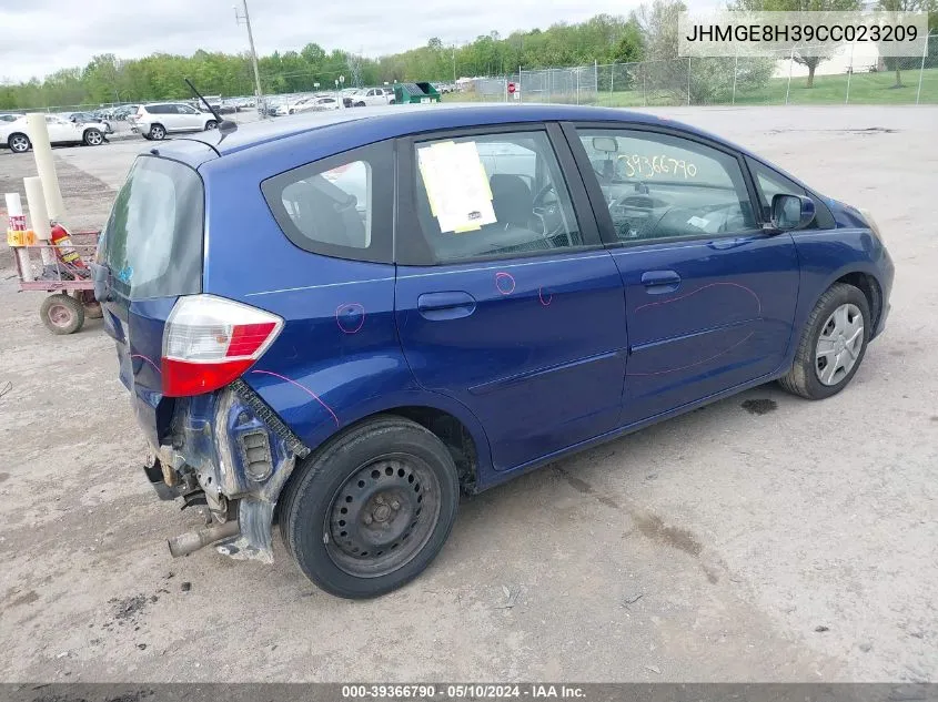 JHMGE8H39CC023209 2012 Honda Fit