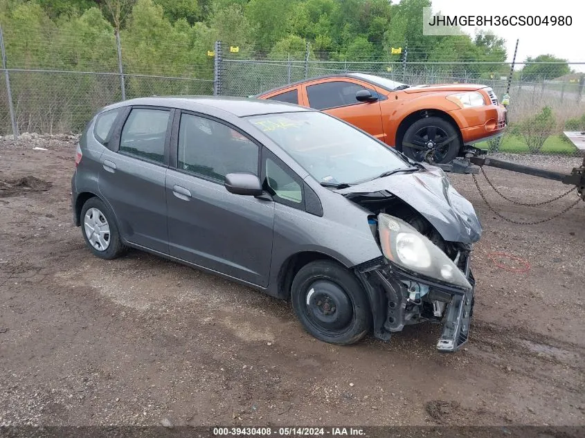 JHMGE8H36CS004980 2012 Honda Fit