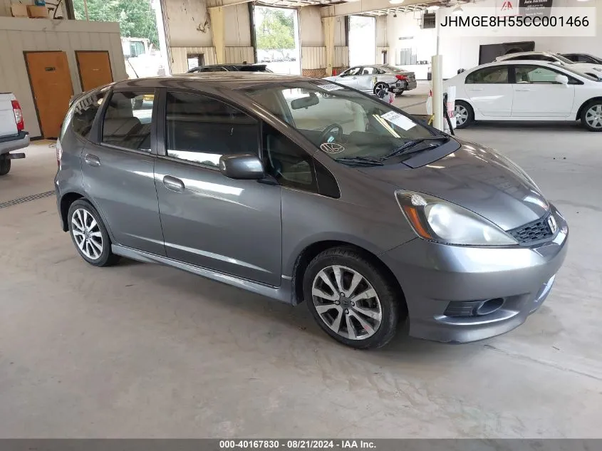 2012 Honda Fit Sport VIN: JHMGE8H55CC001466 Lot: 40167830