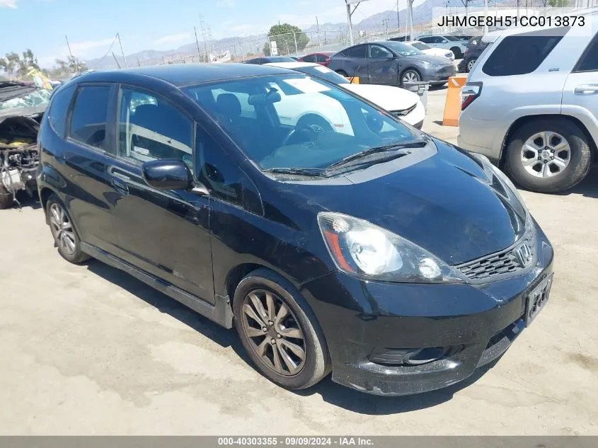 2012 Honda Fit Sport VIN: JHMGE8H51CC013873 Lot: 40303355