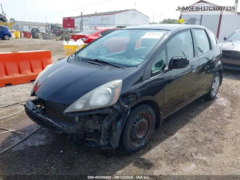 JHMGE8H37CS007239 2012 Honda Fit