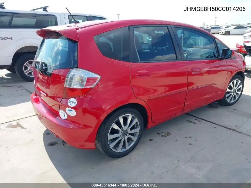 2012 Honda Fit Sport VIN: JHMGE8H50CC014206 Lot: 40516344