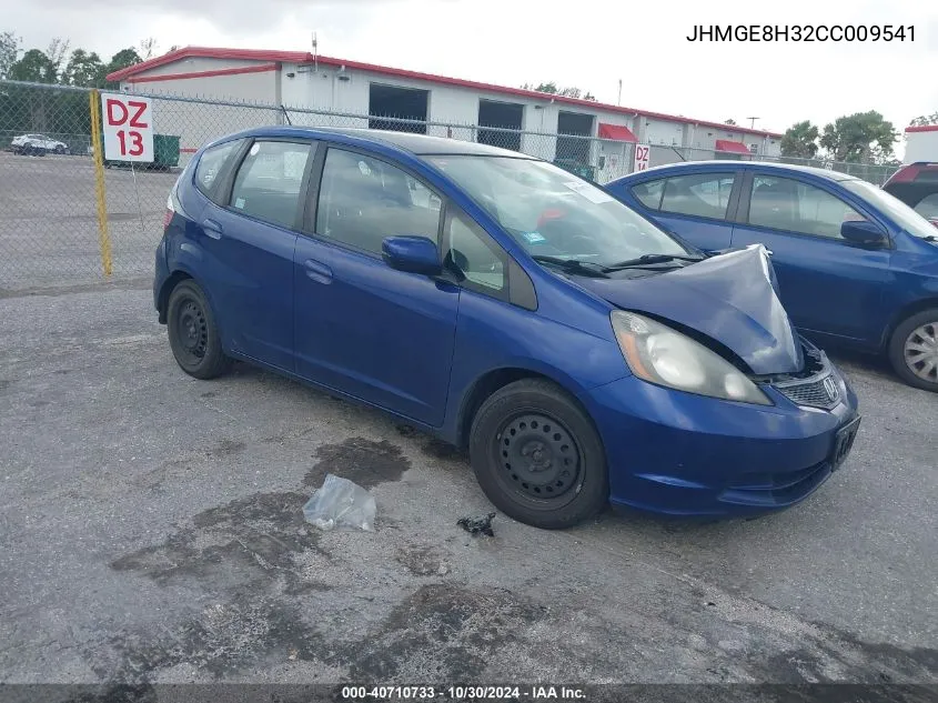 2012 Honda Fit VIN: JHMGE8H32CC009541 Lot: 40710733