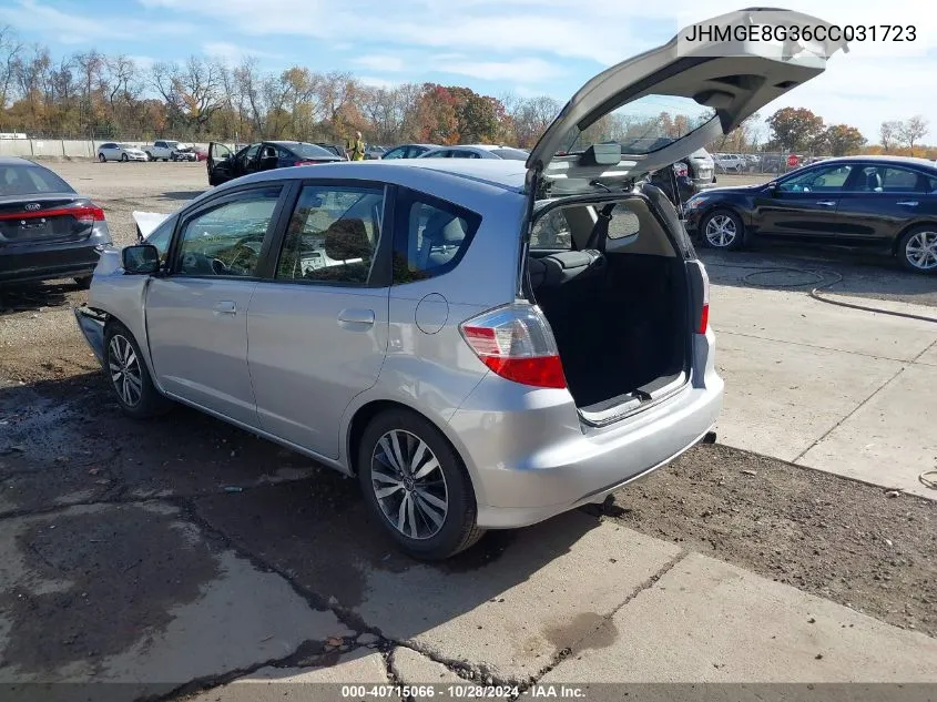 JHMGE8G36CC031723 2012 Honda Fit