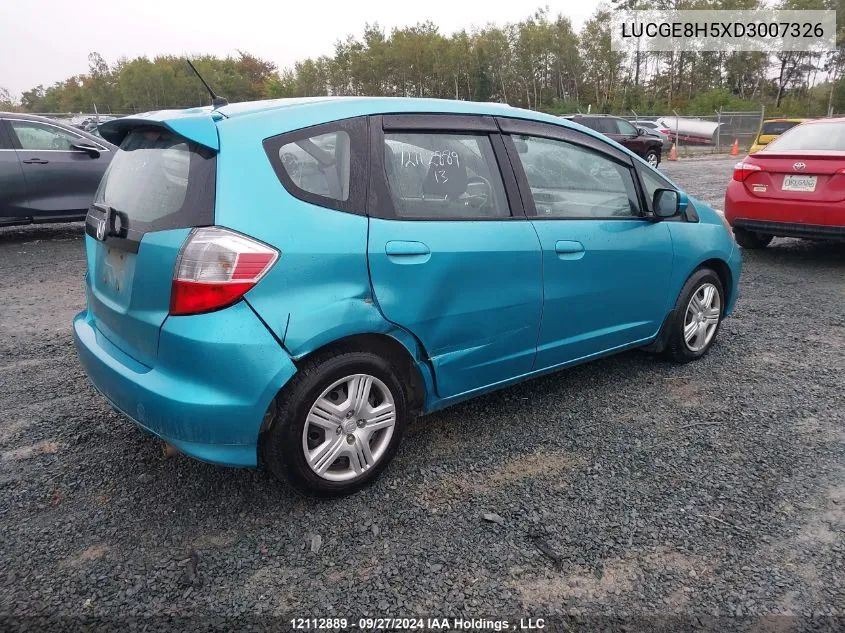 LUCGE8H5XD3007326 2013 Honda Fit