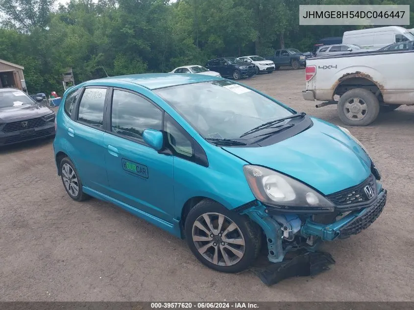 JHMGE8H54DC046447 2013 Honda Fit Sport