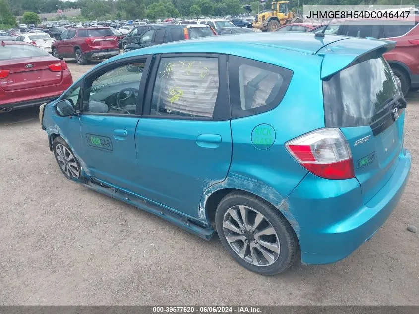 JHMGE8H54DC046447 2013 Honda Fit Sport